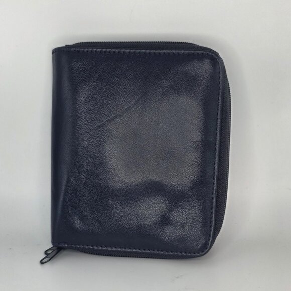 Wilson's Leather Navy Women's Wallet New without tags, Classy and Elegant - Picture 1 of 5